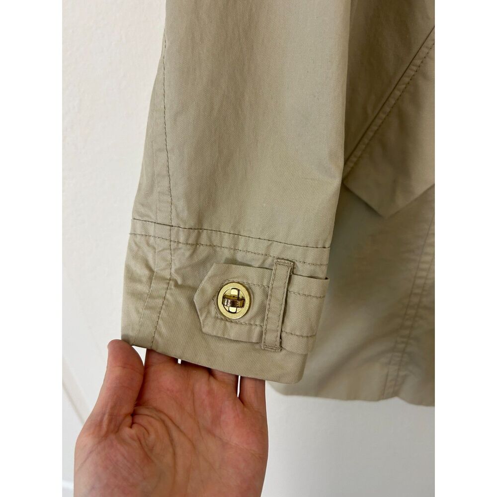 Tommy Hilfiger Trench Coat Women's XL Kahki Beige classic spring - Picture 5 of 13
